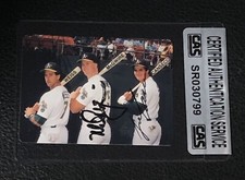 MARK McGWIRE & JOSE CANSECO 1989 MOTHER’S COOKIES SIGNED AUTOGRAPHED CARD CAS
