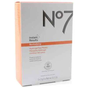 No7 Hydrogel Eye Masks 5 x 3g Vitamin C & E Puffy Eyes Dark Circles 5 x Sachets - Picture 1 of 3