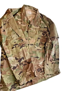 ARMY Combat Camo Zip Coat Unisex Size Lg Reg Field Tactical Utility Hunting - Picture 1 of 20