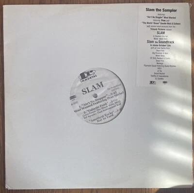 SLAM THE MOVIE SOUNDTRACK - PROMO SAMPLER RELEASE 12” VINYL 2LP - SAUL WILLIAMS - Image 1 of 4