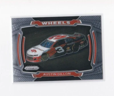 AUSTIN DILLON 2021 PRIZM RACING WHEELS CARD-SHIPS QUICK & SHIPS FREE - Image 1 of 4
