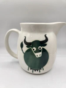 Vintage Arabia Finland Cow Bull Krug Krug Kaj Franck MCM Modern Heavy Crazing - Bild 1 von 9