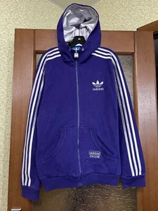 2010 ADIDAS CHILE 62 RARE PURPLE MENS COTTON ZIP HOODIE SIZE L - Picture 1 of 8