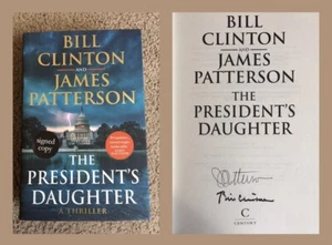 LIBRO AUTOGRAFIADO POR BILL CLINTON JAMES PATTERSON HIJA DEL PRESIDENTE REINO UNIDO - Imagen 1 de 4
