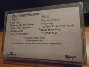 SEALED RARE PROMO Zed Yago CASSETTE TAPE Pilgrimage METAL Velvet Viper Breslau ! - Picture 1 of 2