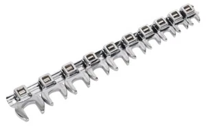 Sealey Premier Crow's Foot Open-End Spanner Set 3/8"Sq Drive 10pc AK5989 - Picture 1 of 1