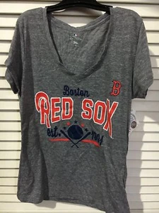 Campus Lifestyle Womens S Small Baseball Boston Red Sox Shirt Gray 151 w/MLB Tag - Picture 1 of 1