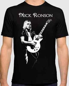 Mick Ronson NEW T-shirt Black Unisex Tee All sizes S to 5Xl shirt fan - Picture 1 of 6