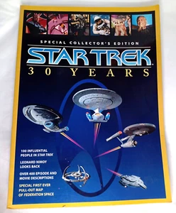 Star Trek 30 Years Special Collector's Ed. Booklet Magazine - Damaged rear cover - Picture 1 of 8