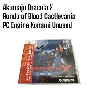 Akumajo Dracula X Rondo of Blood Castlevania PC Engine Konami unbenutzt versiegelt kostenloser Versand - Bild 1 von 7