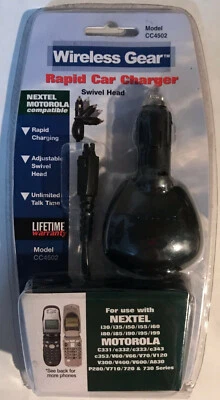Wireless Gear ~ Rapid Car Charger ~ Model CC4502 ~ Nextel/Motorola ~ Brand New - image 1 of 3