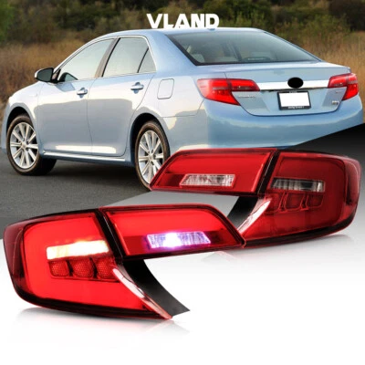 Conjunto de luces traseras LED VLAND 1 par para Toyota Camry 2012 2013 2014 Foto 1 de 4