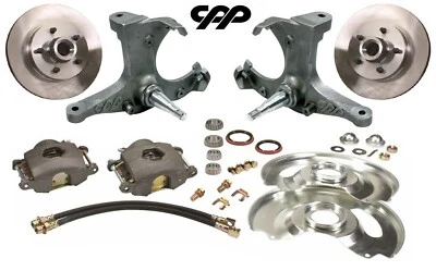1963-70 CHEVY C10 GMC TRUCK STOCK SPINDLE 12" DISC BRAKE CONVERSION KIT 5 LUG - Image 1 of 4
