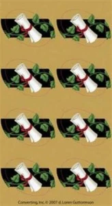 Graduation Classic Invitation Envelope Stickers Grad Graduation Sticker Supplies - Picture 1 of 1