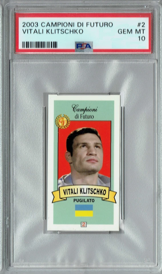$ PSA 10 GEM-MT Vitali Klitshko 2003 Campioni Di Futuro Ukraine #2 Rookie Card - Image 1 of 1