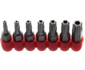 7pc Tamper Proof Security Star/ Torx Bit Set #10-40 - Picture 1 of 1