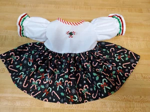 WEIHNACHTEN ZUCKERSTANGE SCHNEEFLOCKE KLEID für 16" CPK Kohl Patch Kinder - Bild 1 von 3