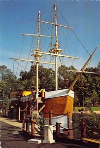 Tarjeta postal barco pirata parque de atracciones Carowinds 1975 Carolina del Norte 4x6 como nueva - Imagen 1 de 2