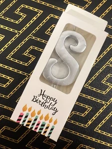5CM SILVER NUMBER CANDLE 8 - Picture 1 of 2