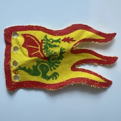 LEGO Vintage 90’s Castle Dragon Knight x376px1 Cloth Banner Flag 6056 6076 6082 - Image 1 of 2