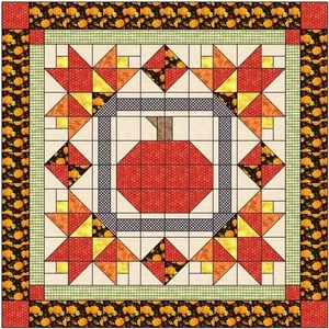 Quilt Kit Hello Fall Table Topper/ Lap Quilt 54"X54" - Picture 1 of 1
