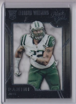 2015 PANINI BLACK GOLD WHITE ROOKIE LEONARD WILLIAMS /99 NEW YORK GIANTS - Image 1 of 2