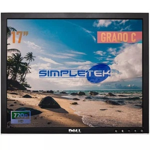 Dell 1707FPT Monitor 17" Flat LCD Dell 4:3 Square PC Computer DVR PC - Picture 1 of 5