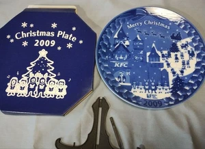Tachikichi Kentucky Fried Chicken Weihnachtsteller mit Umkarton Made in Japan - Bild 1 von 12