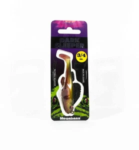 Megabass Soft Lure Dark Sleeper 3 Inch 3/4 oz Dark Shad (1233) - Picture 1 of 6