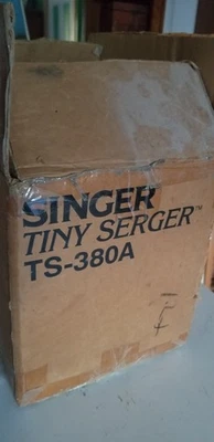 SINGER TINY SERGER MODEL# TS380A Sewing Machine - Image 1 of 3