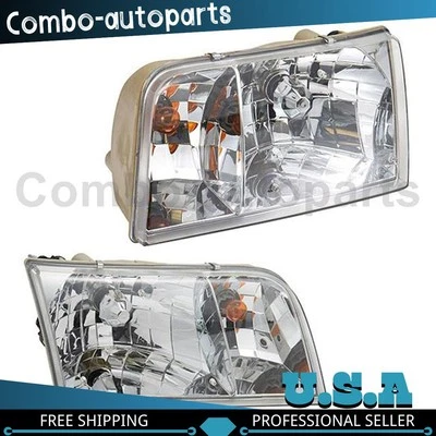 For Ford Crown Victoria 1998-2011 Left Right Headlight Assembly - Image 1 of 3