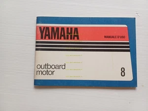 Yamaha motore fuoribordo 8 1982 manuale uso manutenzione italiano originale - Picture 1 of 6