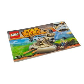 1x Lego Building Instructions Star Wars Episode 1 Booklet AAT 75080