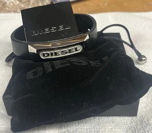 Diesel Bracelet Leather Mens - Picture 1 of 5