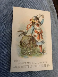 (A) GOWANS STOVER Absolutely Pure SOAP Owego New York - Picture 1 of 2