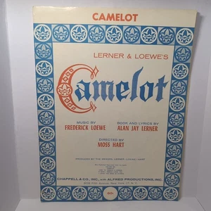 Camelot From Camelot Vintage Sheet Music 7 Pages - 1960 - Picture 1 of 1