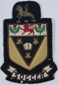 Antique Soccer Padded Patch RARE - Picture 1 of 4