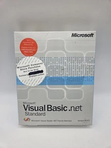 Microsoft Visual Basic .net Standard Version 2003 Software Brand New Sealed - Picture 1 of 4