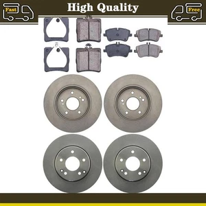 6 Front Rear Brake Pads Set Brake Rotors Fits Mercedes-Benz C230 1.8L 2.3L - Picture 1 of 12