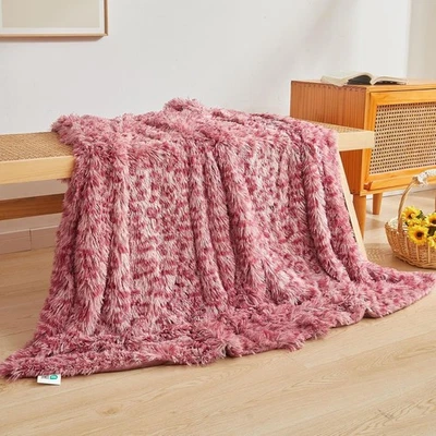 XeGe Lujo Imitación Piel Leopardo Estampado Tiro, Suave 50x60 Estampado Guepardo Esponjoso Blanco Foto 1 de 4