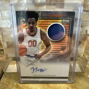 2023-24 Topps Midnight #RJA-JT Jacob Toppin Orange Rookie PATCH AUTO /75 Knicks - Picture 1 of 4
