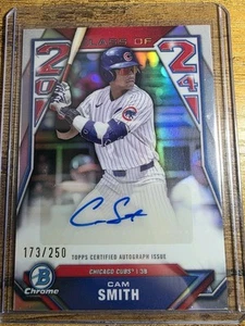 2024 Bowman Draft - Class of 2024 Autographs Cam Smith #C24-CS /250 (AU) - Picture 1 of 2