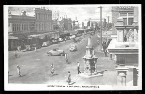 Rockhampton rppc East Street Cars Shops QLD Queensland Australia 50s - Picture 1 of 1