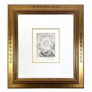 PABLO PICASSO - Originalradierung "PORTRAIT D'UNE BOURGEOIS..." (handsigniert) - Bild 1 von 1