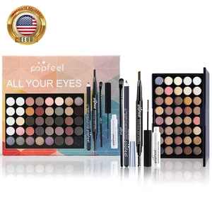 All-In-One Holiday Gift Makeup Set Cosmetic Essential Starter Bundle Include Eye - Picture 1 of 9