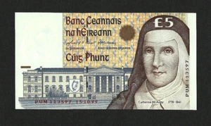 IRELAND 5 POUNDS 1999 PICK#75b CRISPY UNC NO HOLES - Picture 1 of 2