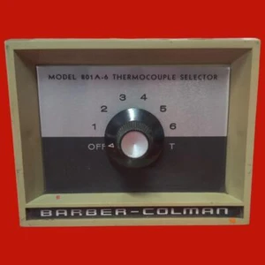 Barber-Colman Thermocouple Selector, 801A-6 - Picture 1 of 4