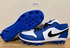 Botines de béisbol Nike Air Jordan 1 Low MCS azules/negros/blancos para hombre 13 CJ8524-411 - Imagen 1 de 8