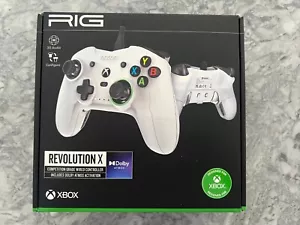 White RIG Revolution X Wired Controller - Xbox Series X/S, Xbox 1, Windows 10 PC - Picture 1 of 3