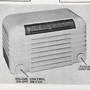 1946 Hoffman Radio Model A200 Wire Schematic Repair Manual Vintage Original - Picture 1 of 2